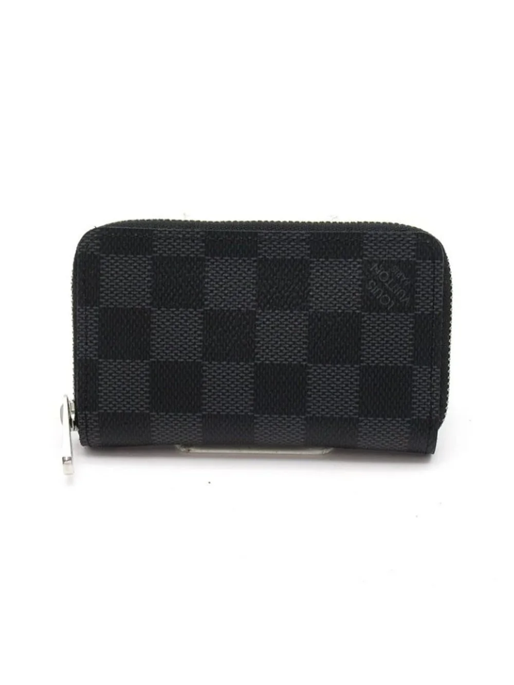 Louis Vuitton Zippy Coin Purse Damier Graphite Black